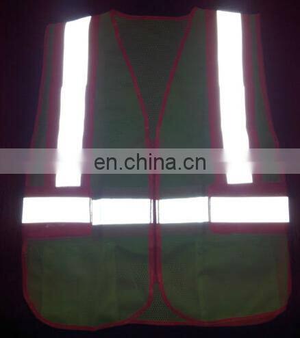 new promotion hot sale Yellow 120g Mesh Reflective Safety Vests