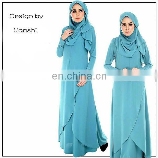 New model wholesale islamic clothing latest design women jubah abaya in dubai