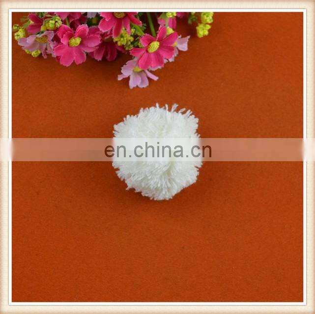 Classic natural pom pom ball wholesale decorative hat trim clothes trimming pom pom trims