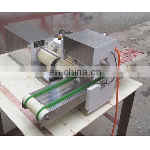 Electric Kebab Skewer Making Machine Manual Wear String Machine for Sale