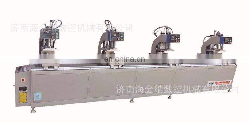 pvc window fabrication machinery LSZW4 FOUR Head PVC single side Seamless welding machine pvc profile for window