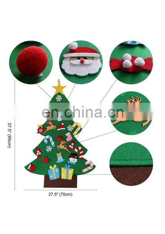 customized 3mm decorating christmas tree felt