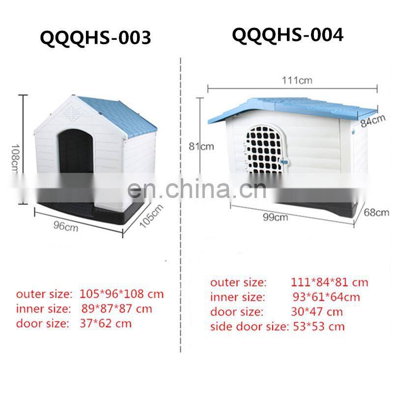 Eco Friendly Plastic Extra Big Outdoor Indoor PVC Pet Dog Cat House