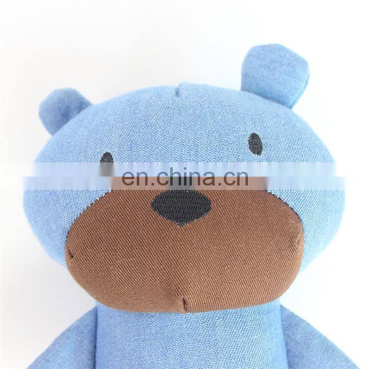 China factory supply dog toys pet cotton rope bear squeaky