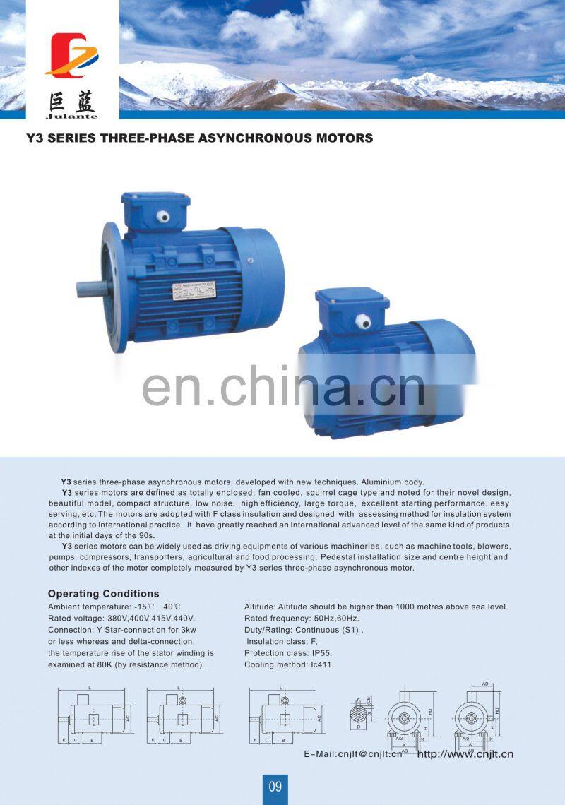 Best price of 4000rpm ac 240v motor