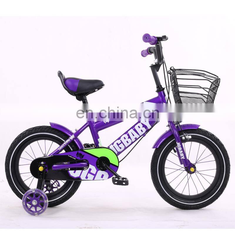 16 inch high quality steel frame cool style kids bicycle children bike with training wheel