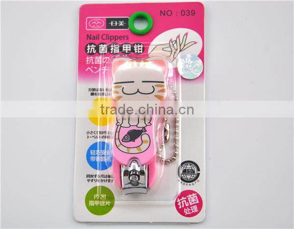 Little cat China cosmetic factory cute nail cutter set nail clipper kits