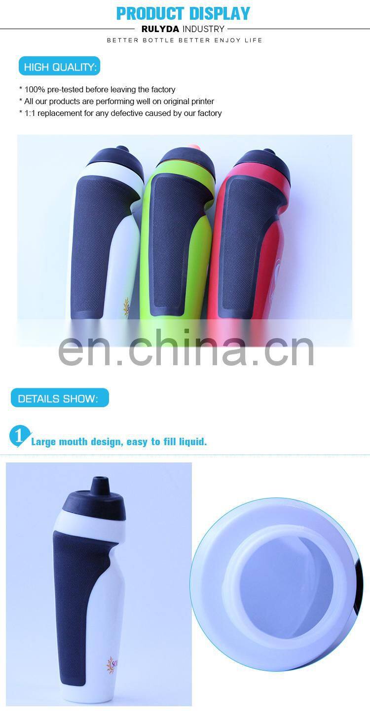 custom sports squeeze plastic sipper water bottle