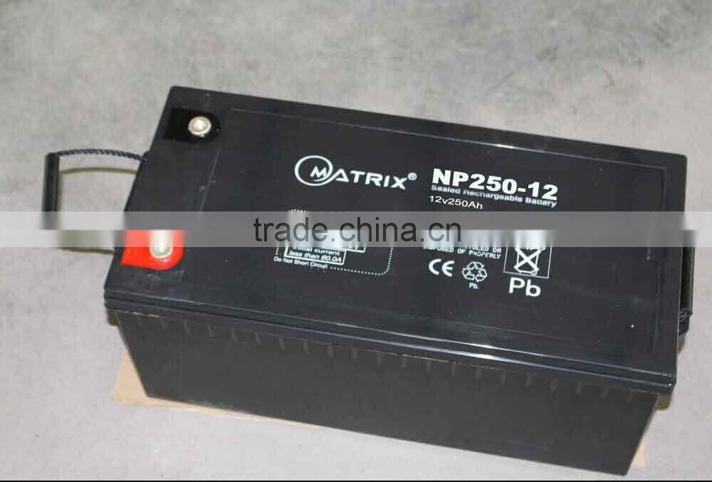 12v 250ah gel battery for solar and wind system