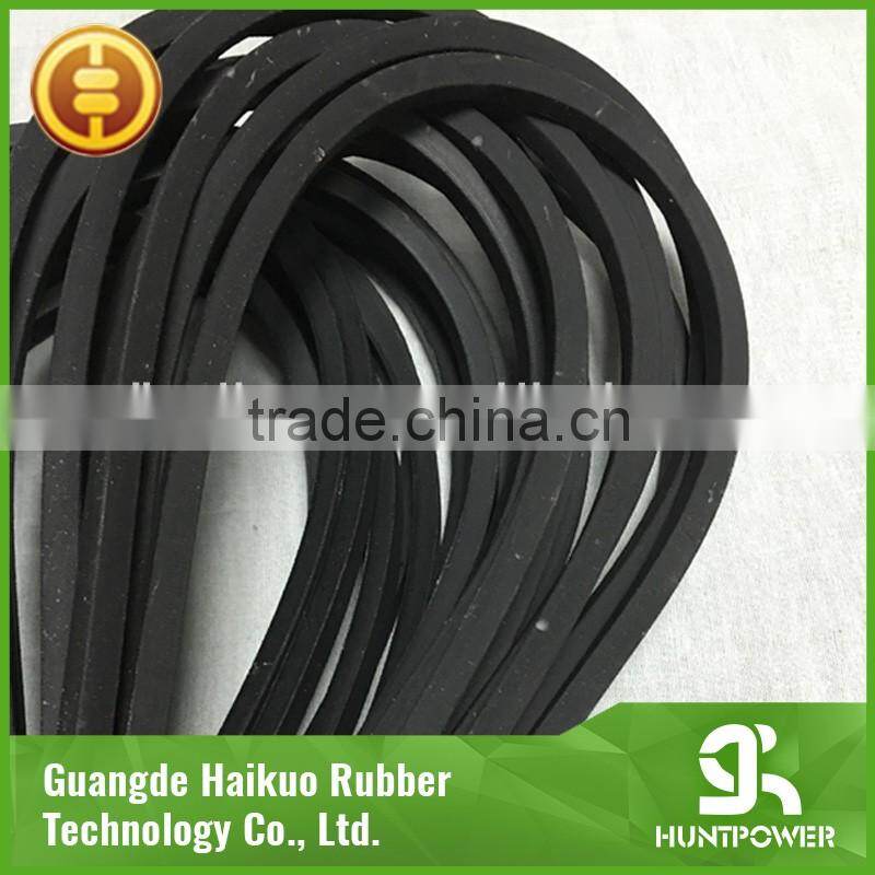 Black adjustable rubber v belt