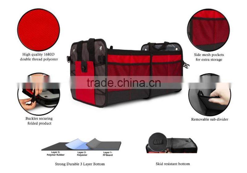 High quality cargo organizer cargo trunk organizer premium trunk organizer
