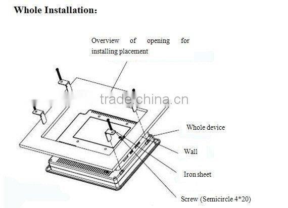 7" LCD Stand-Alone Touch Panel Computer With WinCE 5.0