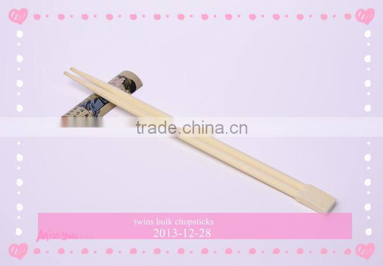 Paper covered bamboo and wooden chopsticks