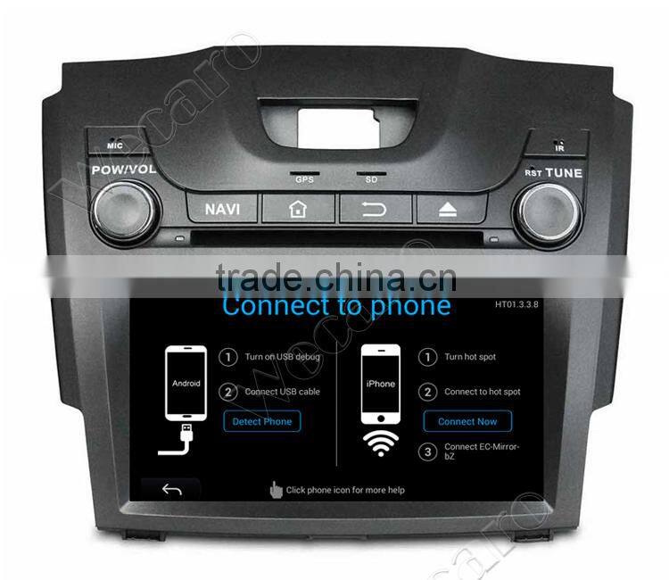 Wecaro WC-CS8065 8" Android 4.4.4 car stereo double din car navigation system for chevrolet s10 radio gps bluetooth 2013