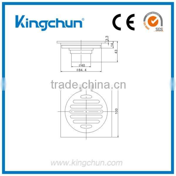 New Product Wash Basin Drain Parts Brass Slot Drain Bathroom Drain Cover