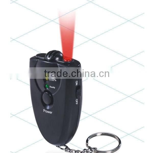 LED Accurate Portable Breath Alcohol Tester breathalyzer with Flashlight