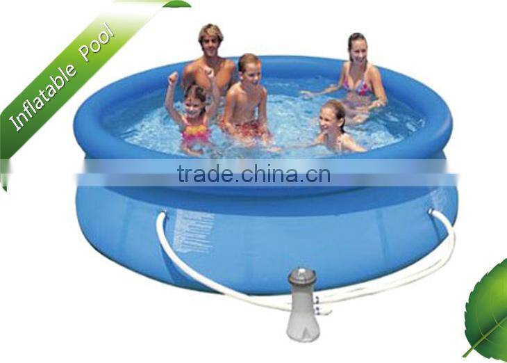 bule PVC summer large inflatable pool