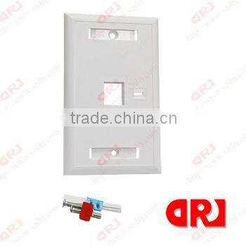 cat5e single port rj45 faceplate