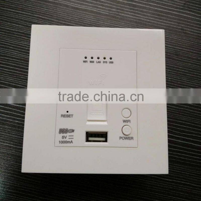 wireless wifi USB wall socket with lan network, USB wall plate faceplate electric socket