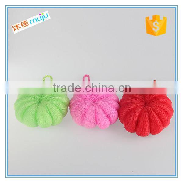 pumpkin bath sponge body puff bath lily shower pouf super soft rich bubble