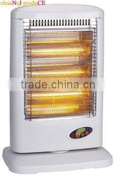 Remote control thermostatically controlled heater