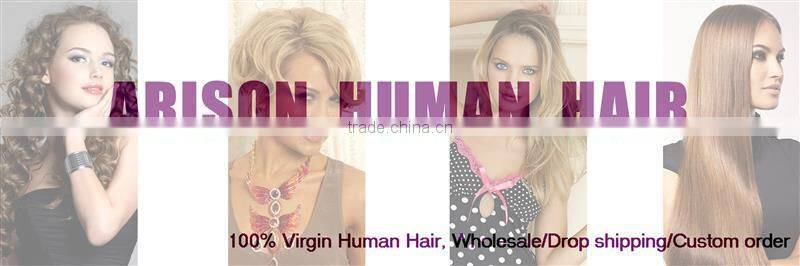 2015 Best selling products human hair extension in dubai