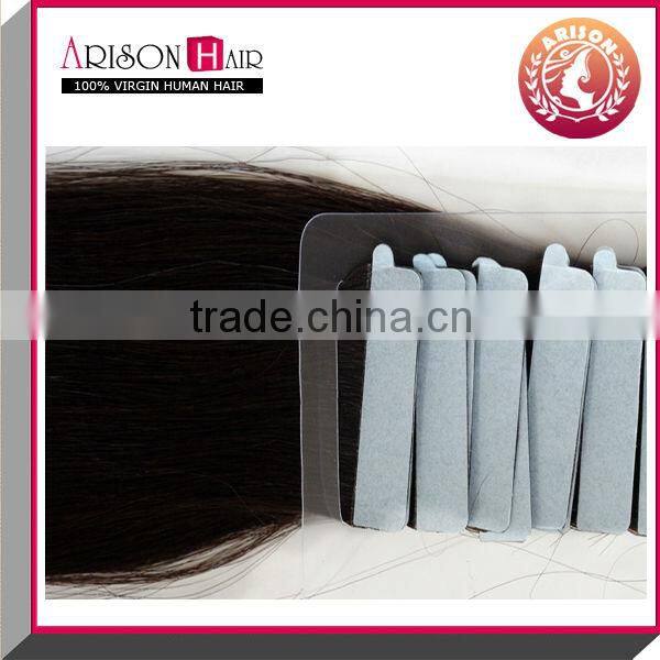 2014 hot sale high quality remy tape hair extension