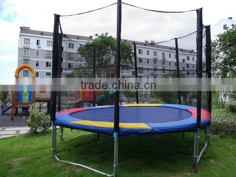 10FT kids outdoor big bungee trampoline with enclosures and Spring Cover