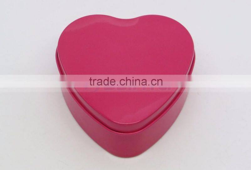73mm x 38mm Best Choice for Candy Chocolate Factory Price Wedding Heart Tinplate Box