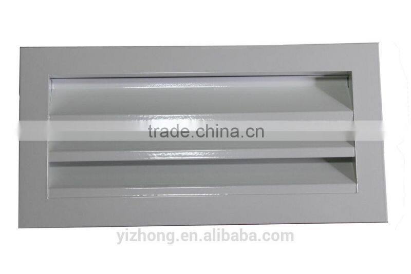 Aluminum extrusion profile for air grille
