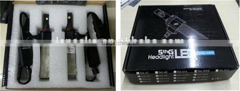 2 years warranty !! hi/lo beam G5 led headlight super brightness auto led h13 6000lm headlamp with 6500k for more safer