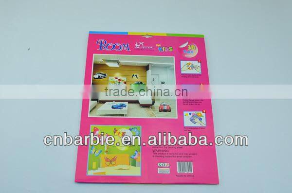 factory price Non-toxic harmless bedroom embellishment art stickers