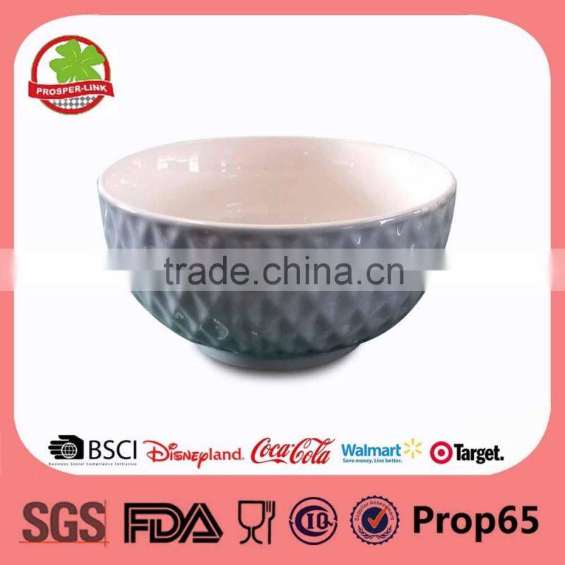 Glaze Custom Cheap Ceremic Stoneware Bowl Wholesale