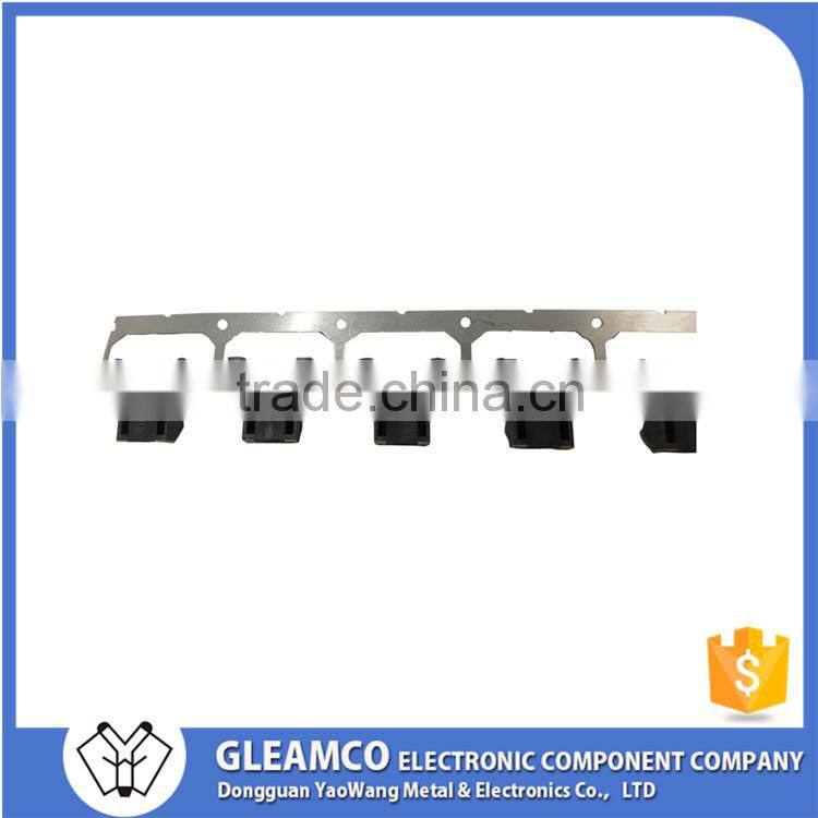 OEM Metal PCB connector with plastic injection