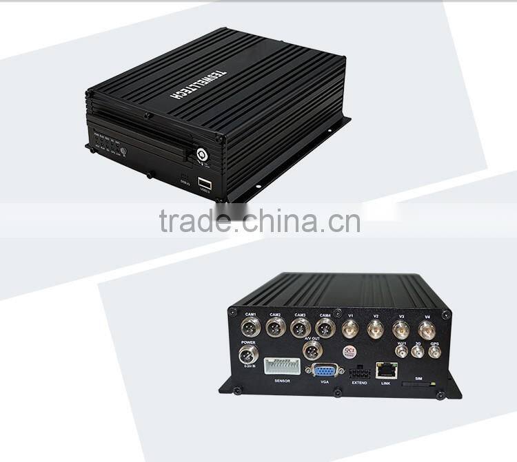 Teswell 4ch hdd 1080P hd SDI mobile dvr for bus with GPS WIFI 3G for vehicle security system 4G mdvr