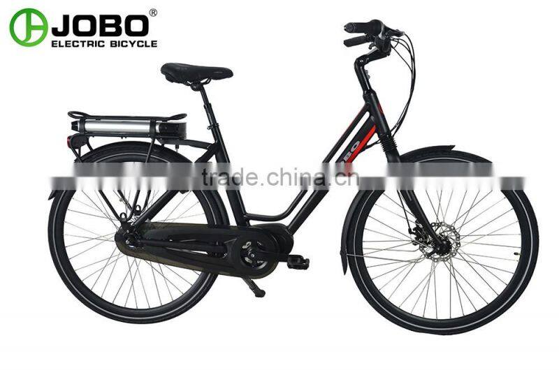 OEM manufacture in-time easy riding commuter female electric bicycle