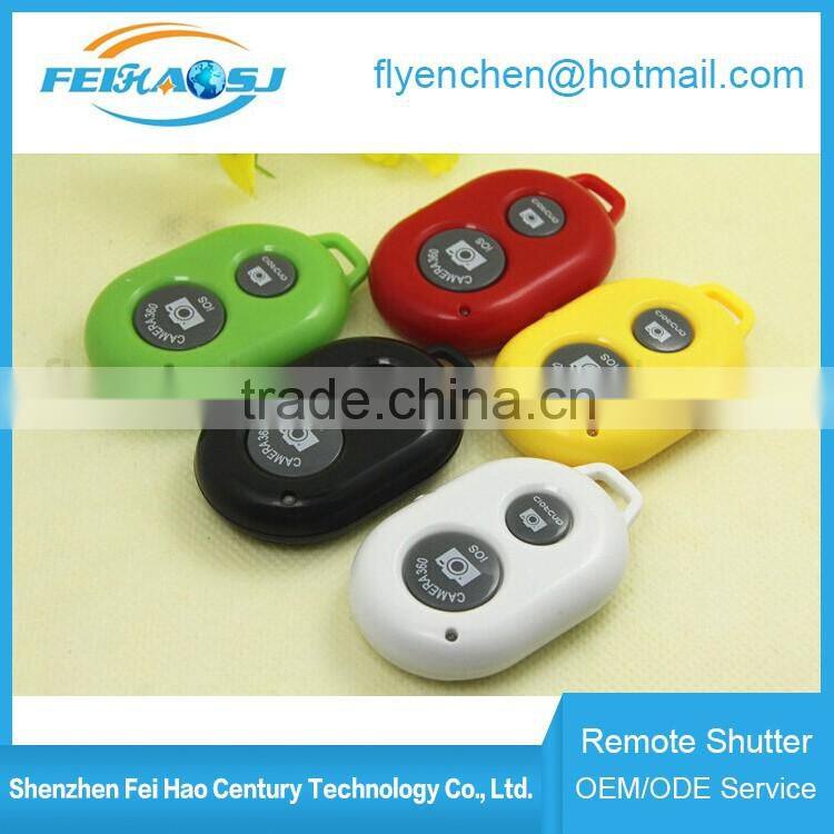 Wireless selfie stick with bluetooth remote shutter