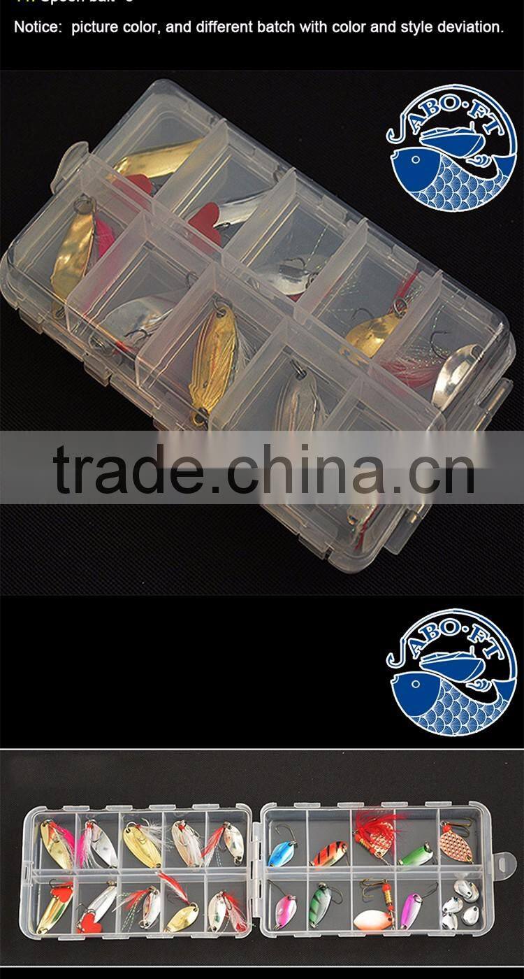 2016 wholesales price best sell 20 slot bags rotating sequins lure set