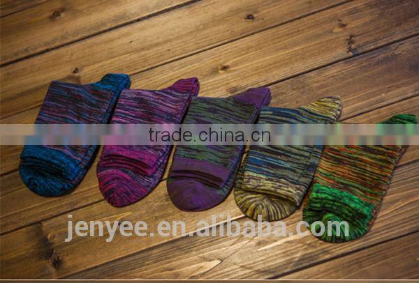 Custom new casual fashion dress stripe sock by apple designer