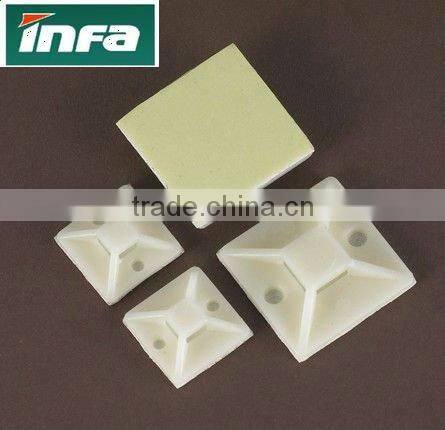 cable tie mount base nylon/plastic tie mounts base