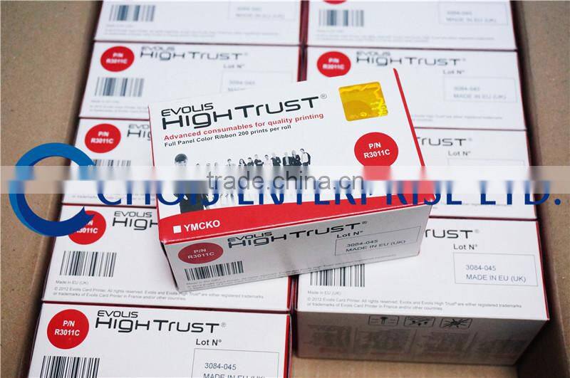 Evolis R3011 YMCKO Ribbon for Pebble 4 Printer