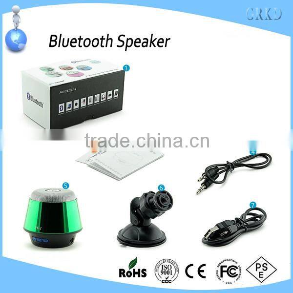 Top quality stainless steel mini bluetooth speaker with fm radio