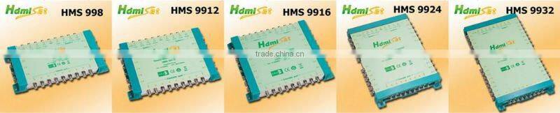 9 in 12 out DiSEqC2.0 Satellite Multiswitch HMS 912/HMS 9912(Cascade)
