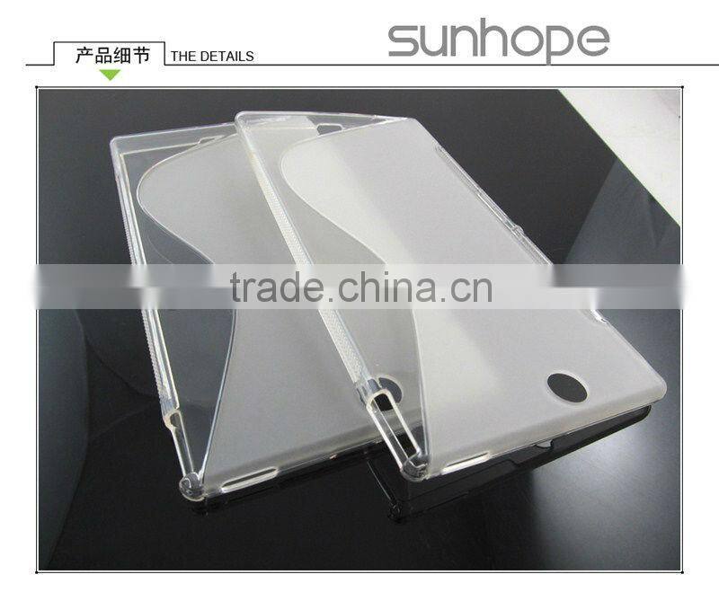 Factory OEM New S line TPU Soft Back Case Cover For Sony Z Ultra XL39h back cover TPU support drop shipping