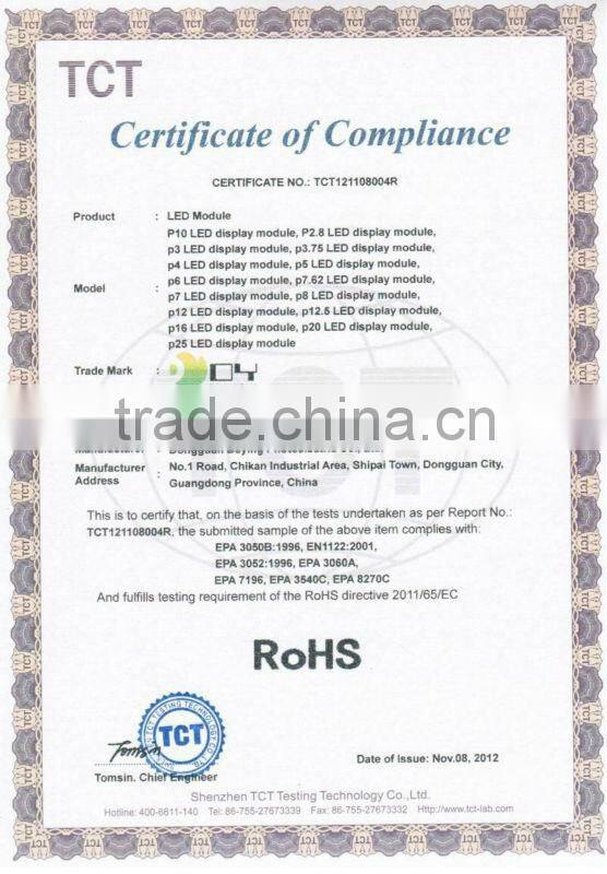 DIP Led Module Outdoor Single Color Red
