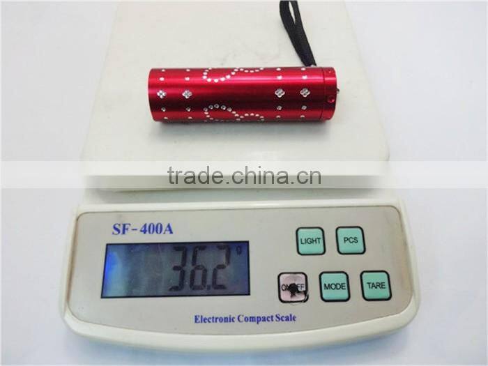 Onlystar GS-8019 promotional gift aluminum 9 led engraved portable led light