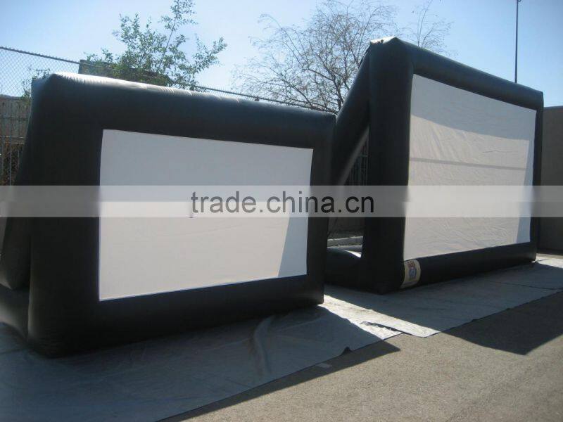 High grade commercial used inflatable movie screen for advertising events
