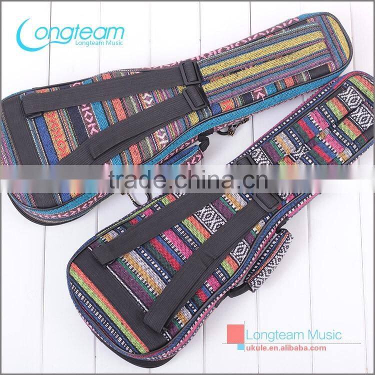 professional ukulele bags,soft cotton,national flavor 4 strings guitar bag