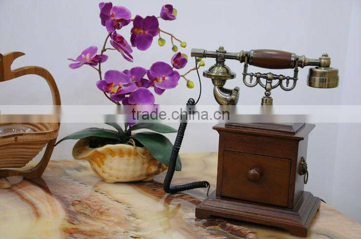 tel-6711906 Antique telephone Home wooden antique telephone