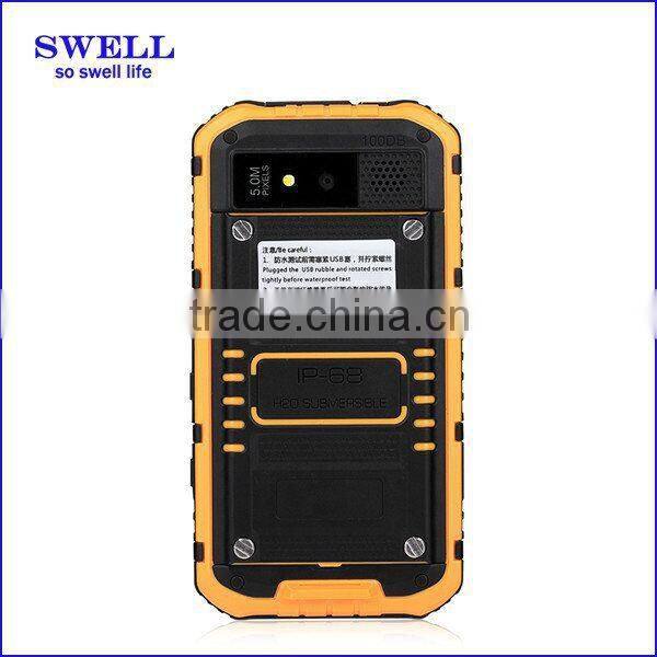 Newest 4.3 Inch telefono cellulare NFC Rugged Phones with 1G Rom 8G Rom UHF Walkie Talkie PTT outdoor GPS 3G phones A9 wholesale